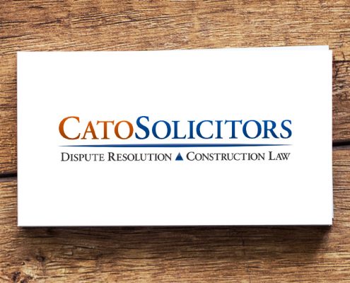 Cato Solicitors Graphic Design Artwork Print PDF Logo