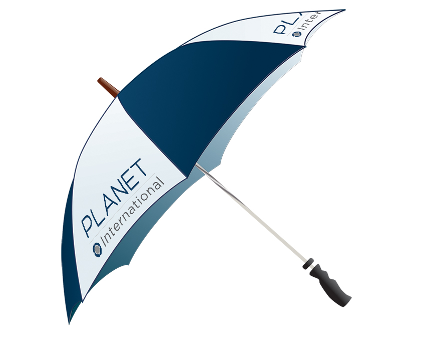Planet International Graphic Design Artwork Print PDF Promotional Umbrella