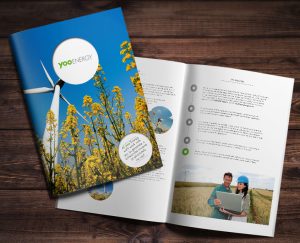 Yoo Energy Graphic Design Artwork Print PDF Brochure
