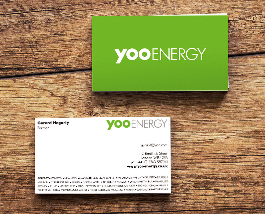Yoo Energy Graphic Design Artwork Print PDF Business Card